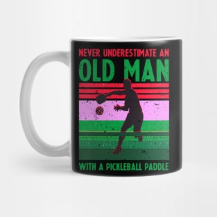 Cool Pickleball Design For Men Grandpa Pickleball Player Mug